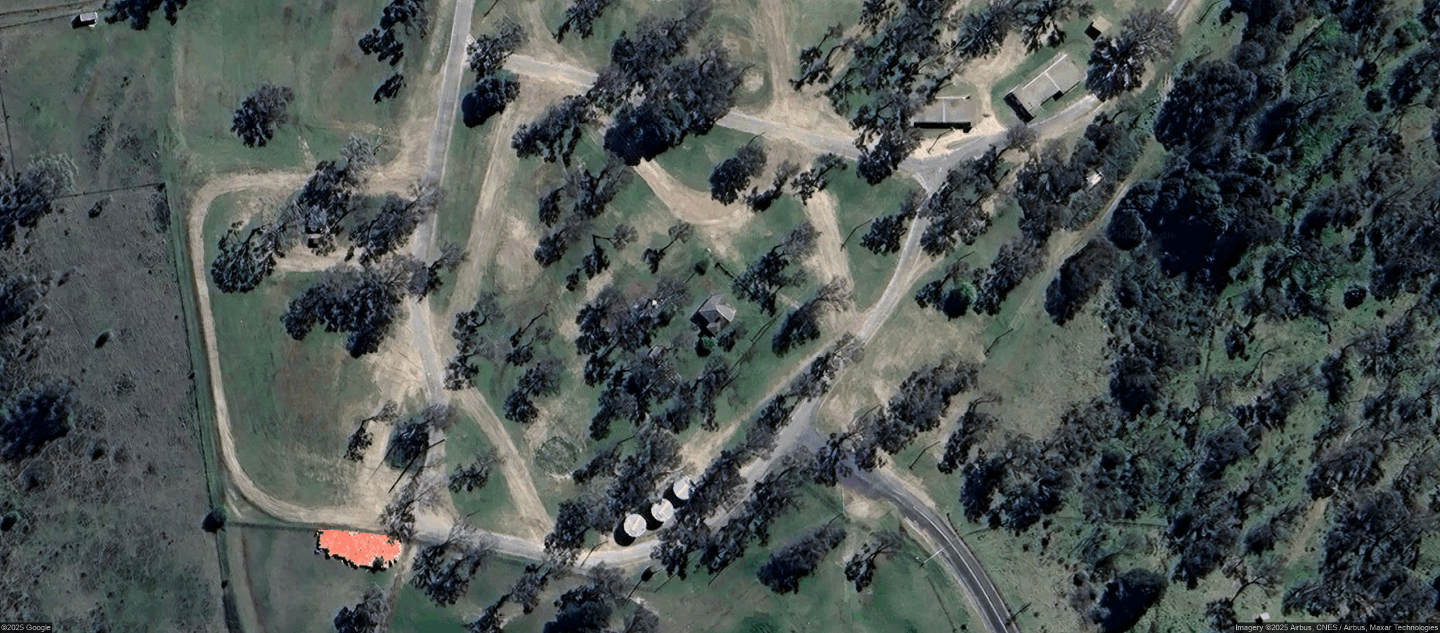 Map of Abandoned Groundskeepers Home