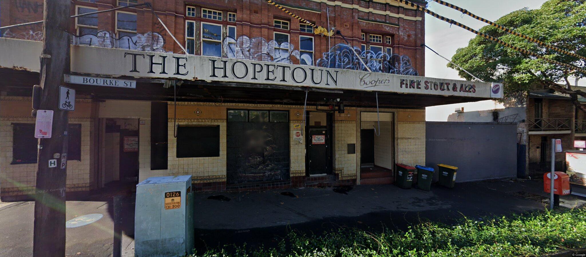 Map of Hopetoun Hotel