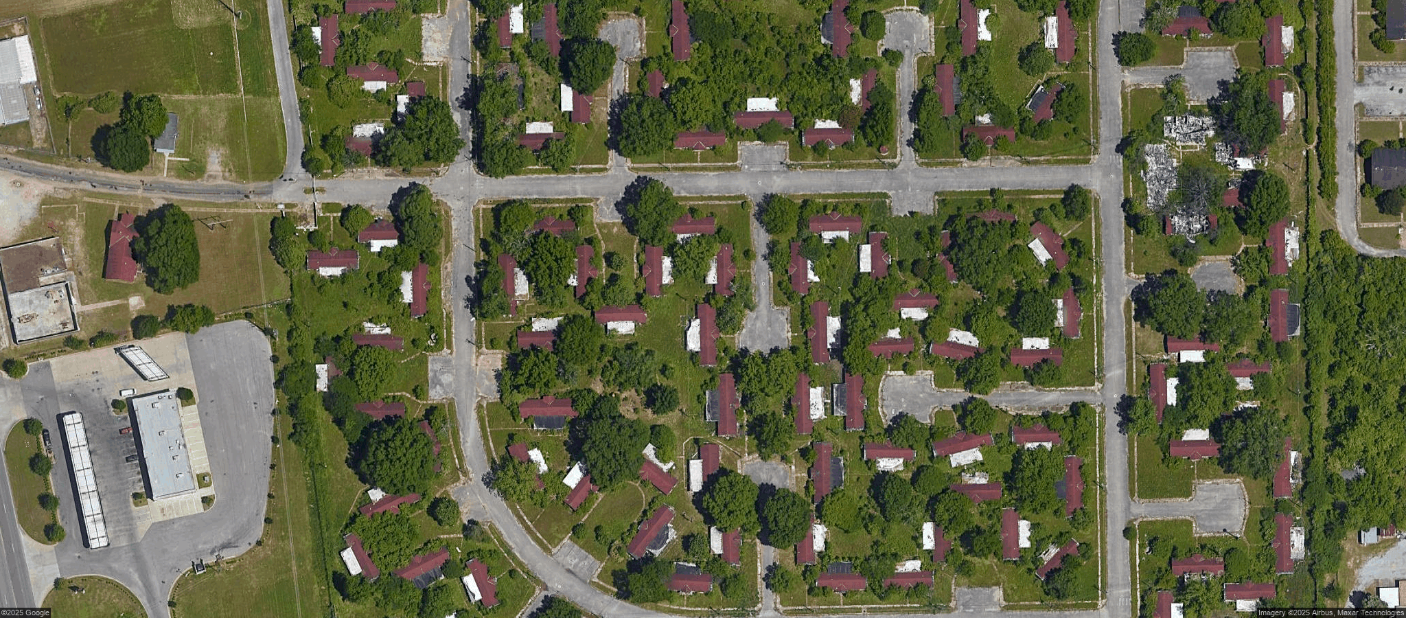 Map of abandoned apartments