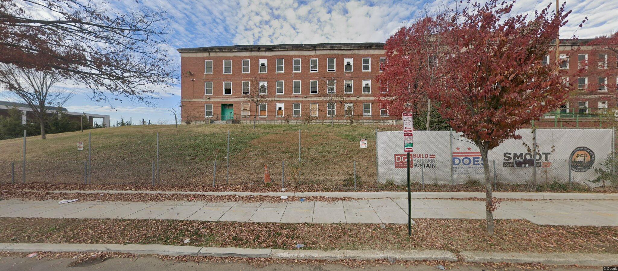 Map of Spingarn High School