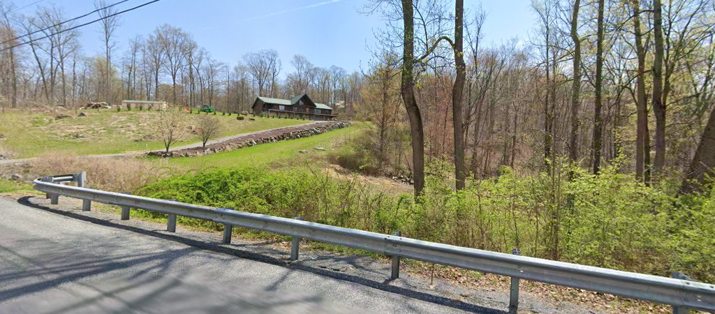 Map of tunnel under turnpike and road