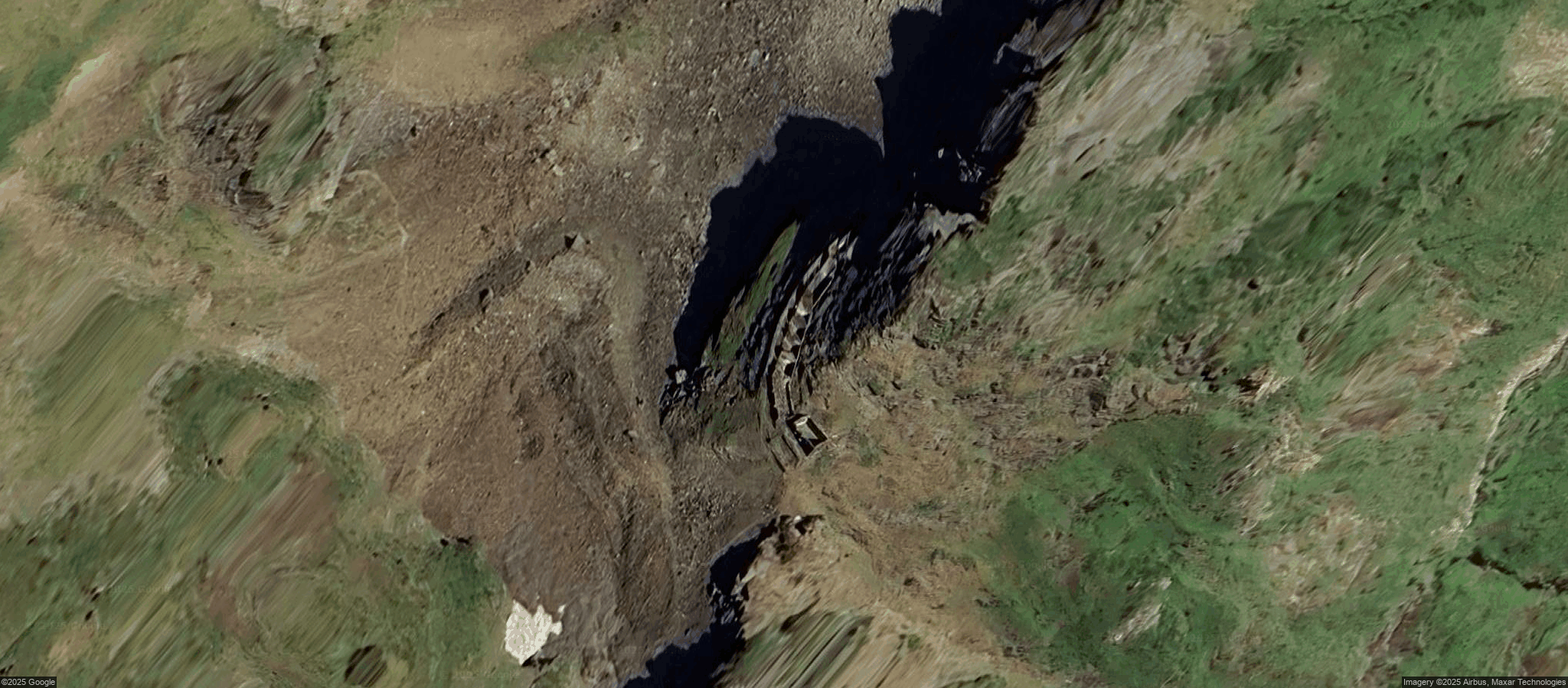 Map of Anciens baraquements des Mineurs - Ruines