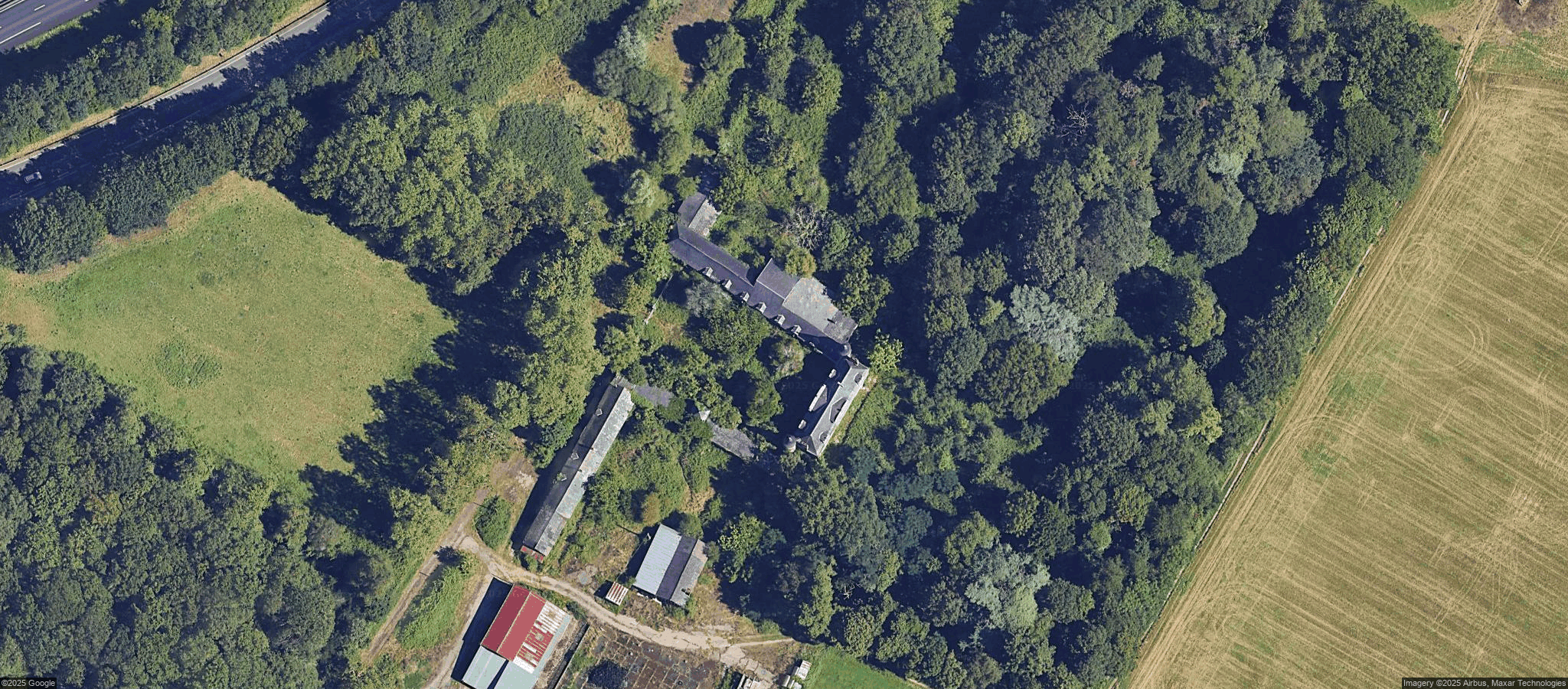 Map of chateau de la Bigeottière