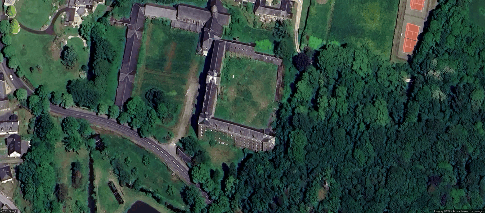 Map of Abbaye blanche de Mortain