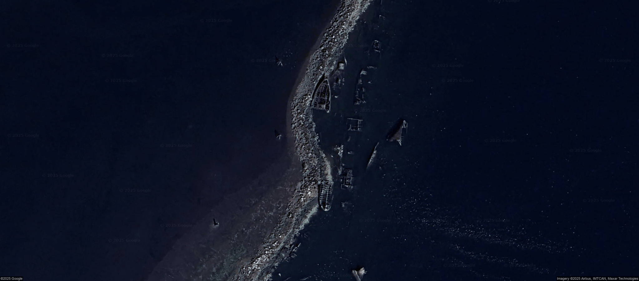 Map of Royston Shipwrecks