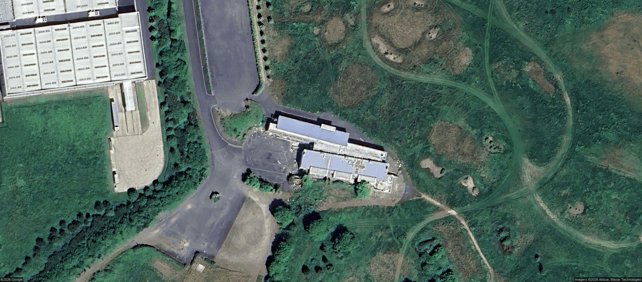 Map of Charlesland golf clubhouse