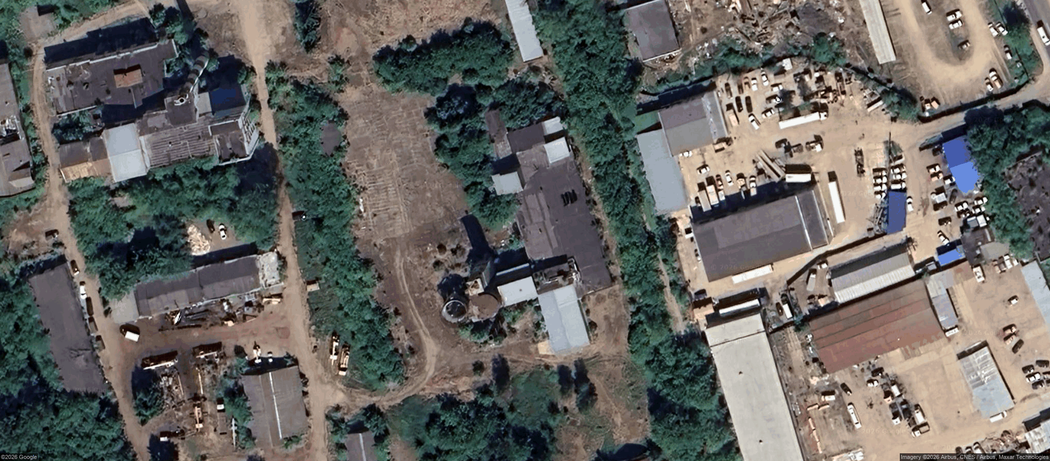 Map of Заброшанный спирт завод